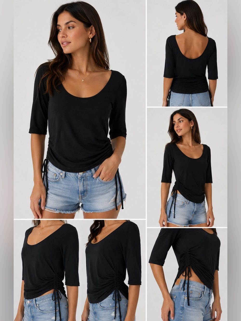NWT Torrid Black Long Sleeve T-Shirt Tunic Size 2X